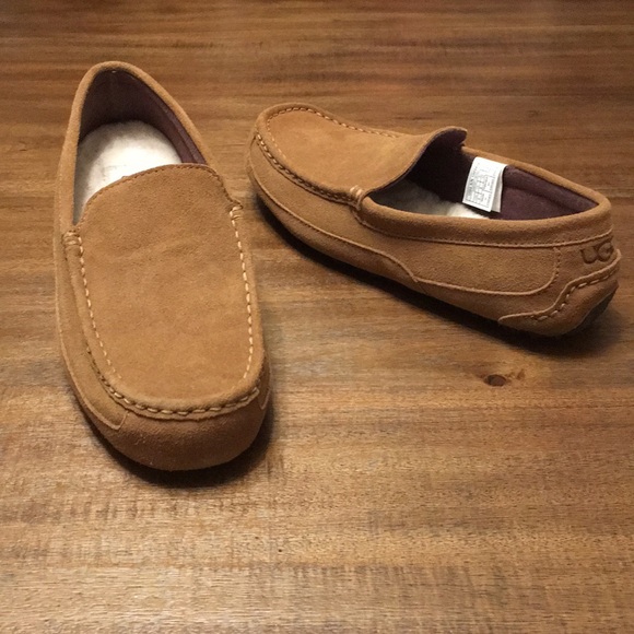 alder uggpure lined suede slipper